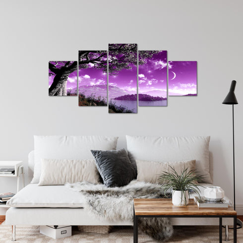 Wandbilder Wohnzimmer XXL Landschaft Berge Moderne Bild Panorama